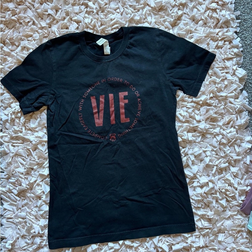 Crossfit Black Tee with Red Graphic